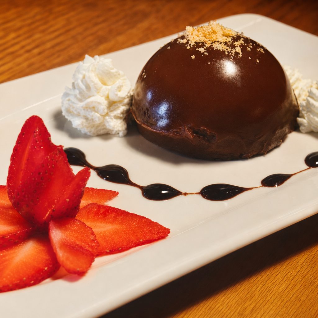 Chocolate Mousse Dome (GF).