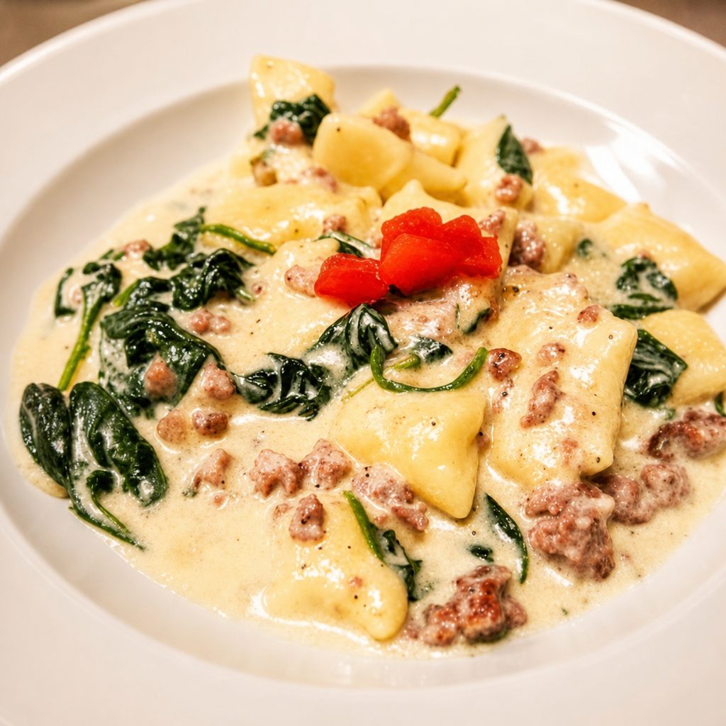 Ricotta Gnocchi.